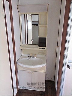 三重県志摩市のペット可賃貸一戸建て・借家　室内（洗面台）