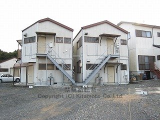 三重県志摩市阿児町国府の１か月フリーレント不動産・賃貸アパート2DK外観